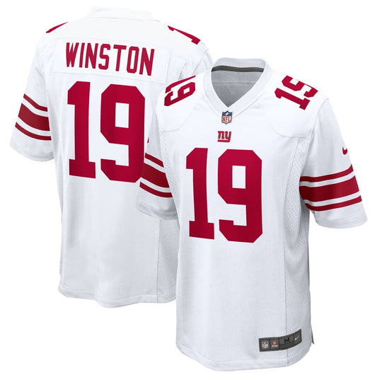 Men's New York Giants Jameis Winston Nike  White Game Jersey - Image 1