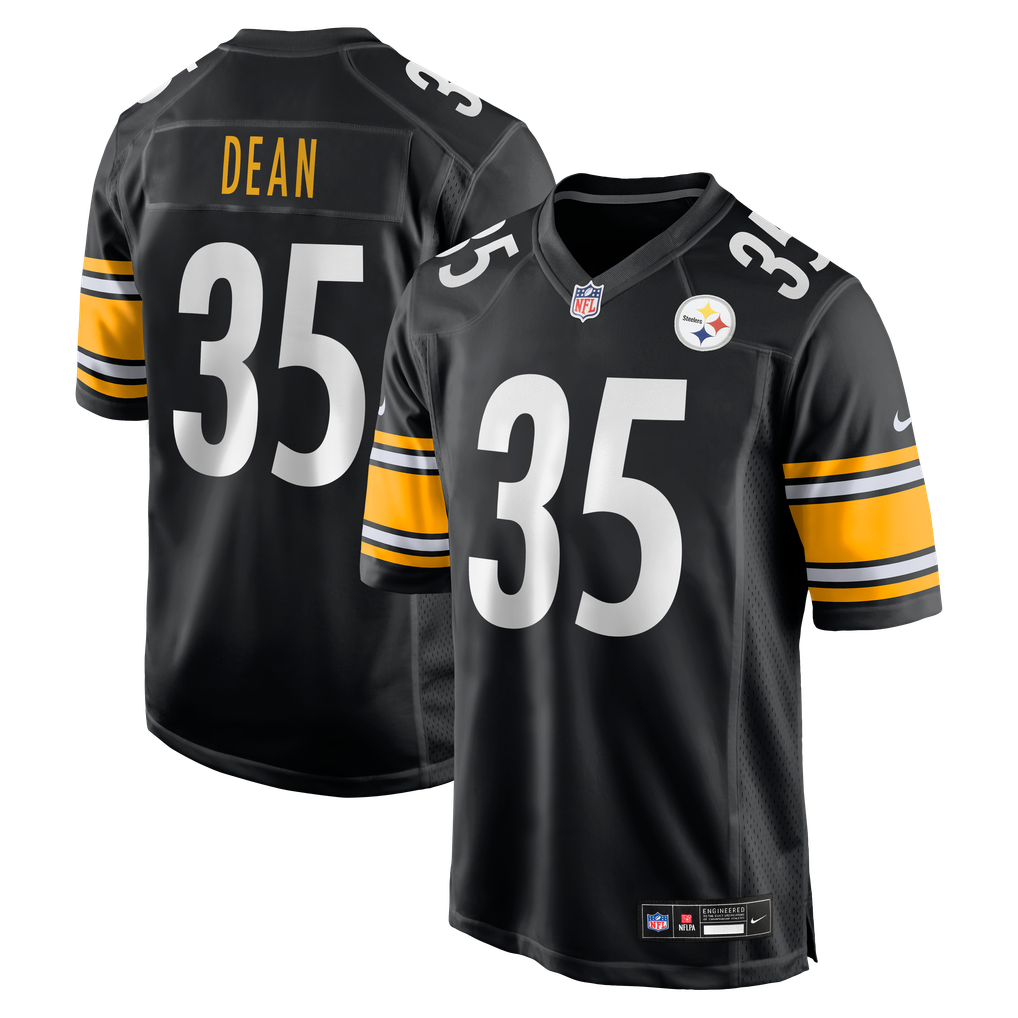 Men's Pittsburgh Steelers Jamel Dean Nike  Black Team Game Jersey - Image 2