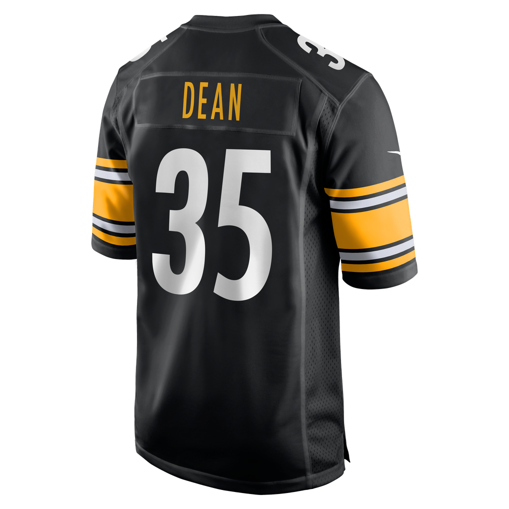 Men's Pittsburgh Steelers Jamel Dean Nike  Black Team Game Jersey - Image 4