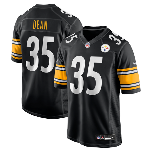 Men's Pittsburgh Steelers Jamel Dean Nike  Black Team Game Jersey - Image 1