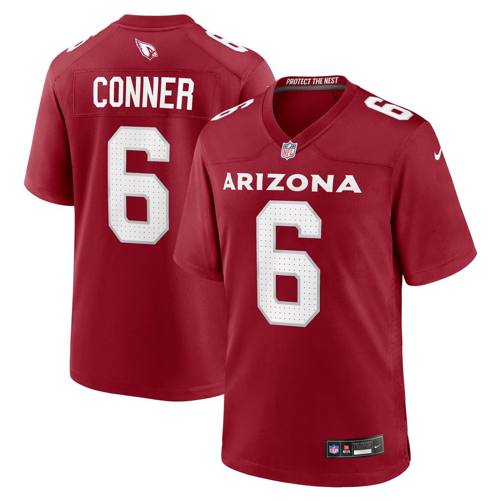 Men's Arizona Cardinals James Conner Nike Cardinal Home Game Jersey - Image 2