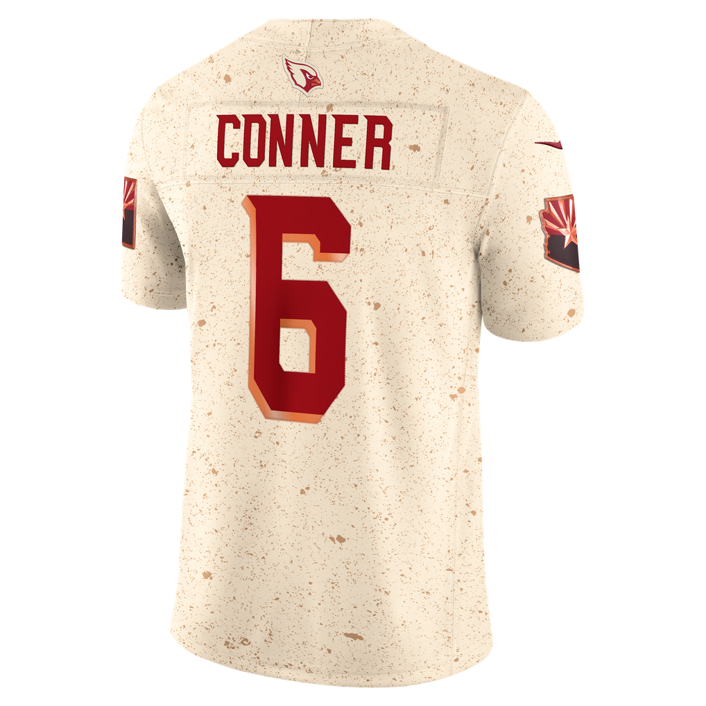 Men's Arizona Cardinals James Conner Nike Natural Rivalries Collection Stitched Limited Jersey - Image 4