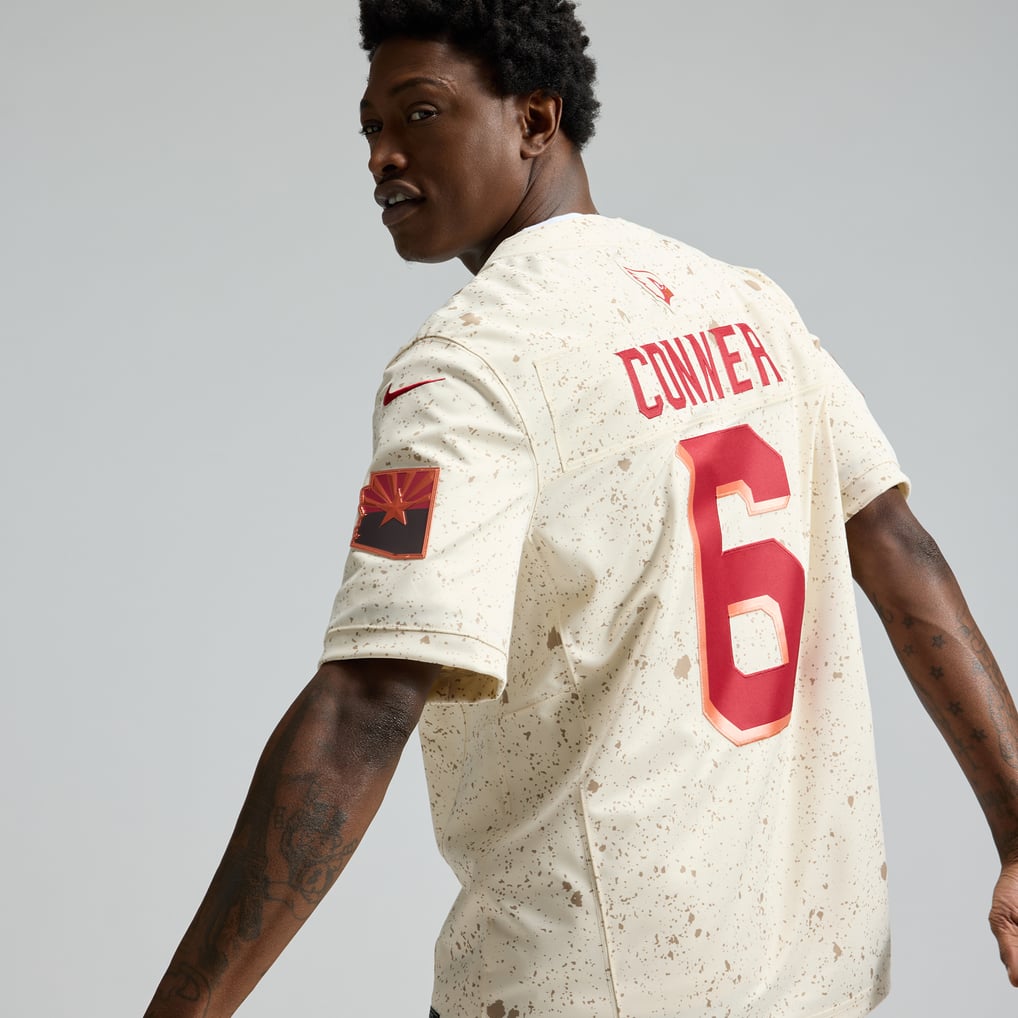 Men's Arizona Cardinals James Conner Nike Natural Rivalries Collection Stitched Limited Jersey - Image 9