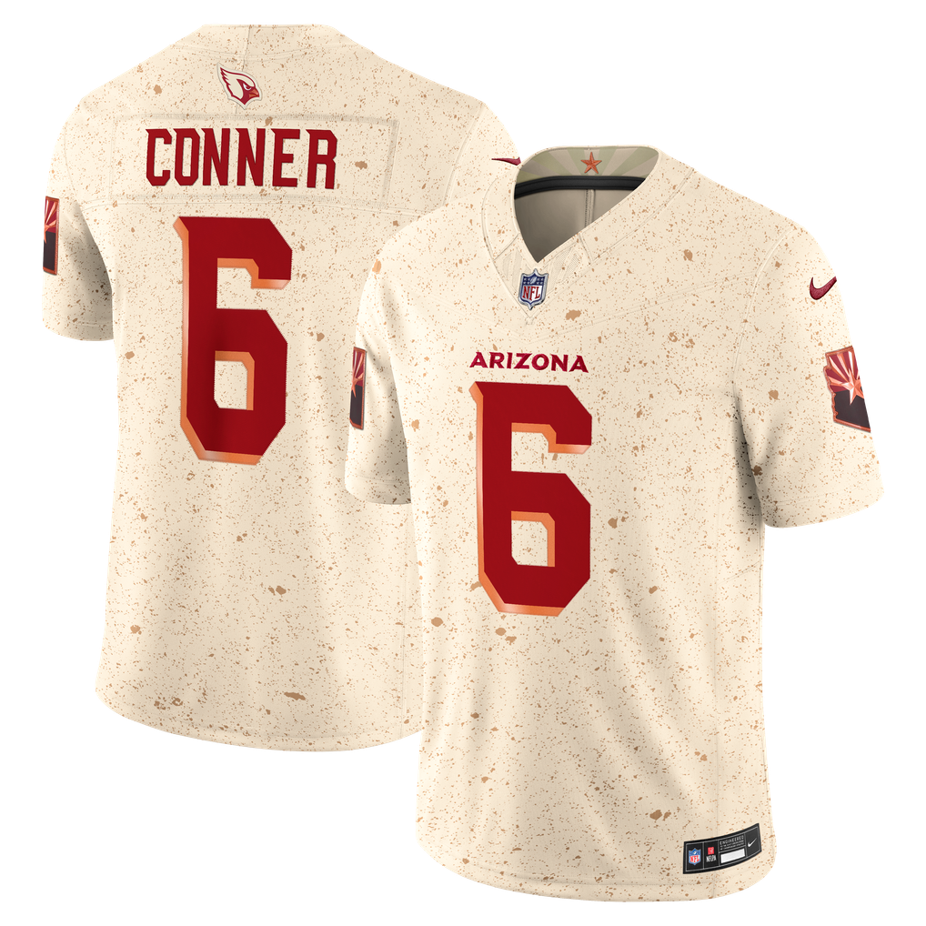 Men's Arizona Cardinals James Conner Nike Natural Rivalries Collection Stitched Limited Jersey - Image 1