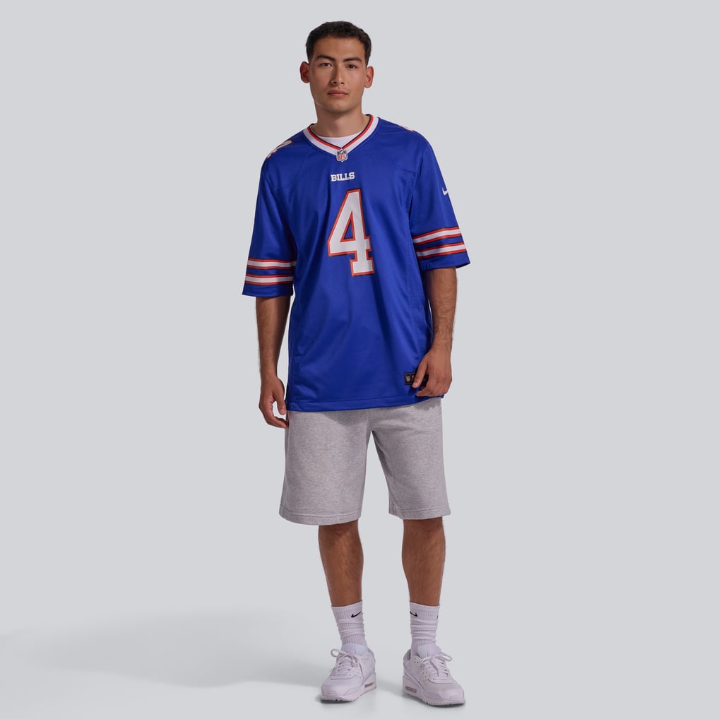 Men's Buffalo Bills James Cook III Nike  Royal Team Game Jersey - Image 5