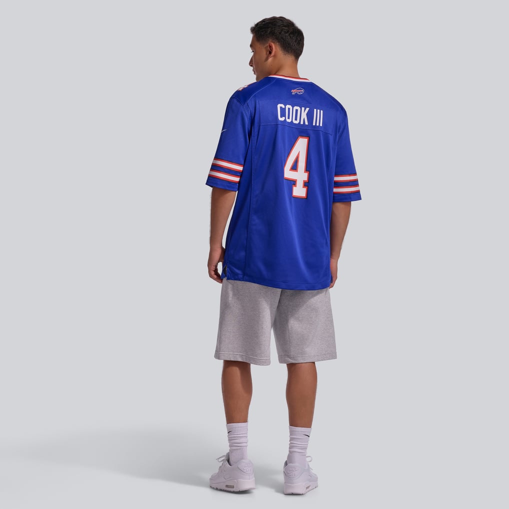 Men's Buffalo Bills James Cook III Nike  Royal Team Game Jersey - Image 6