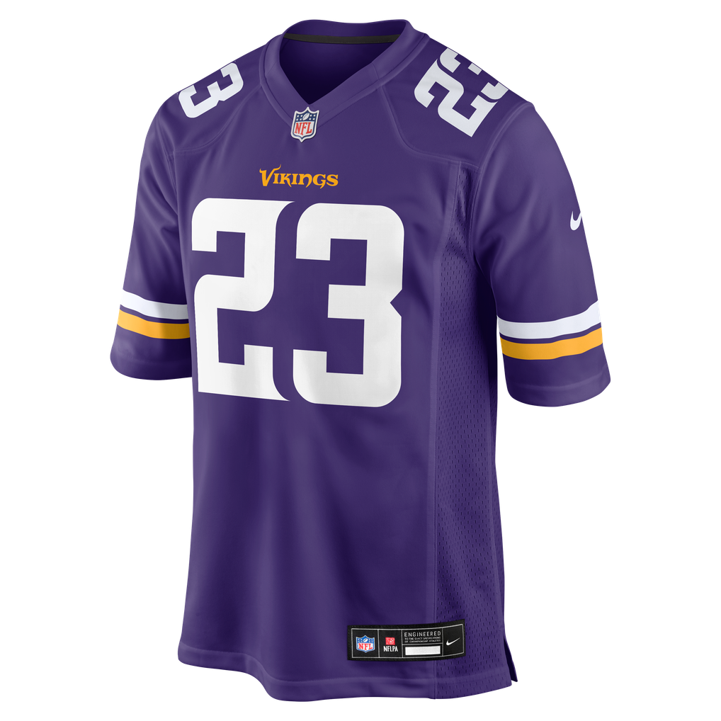 Men's Minnesota Vikings James Pierre Nike  Purple Team Game Jersey - Image 3