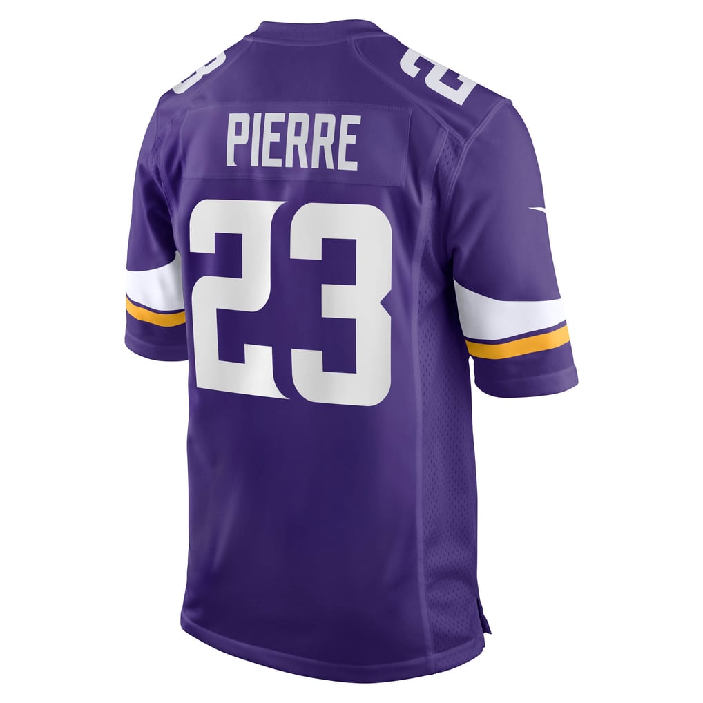 Men's Minnesota Vikings James Pierre Nike  Purple Team Game Jersey - Image 4
