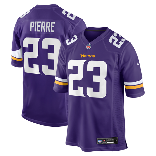 Men's Minnesota Vikings James Pierre Nike  Purple Team Game Jersey - Image 1