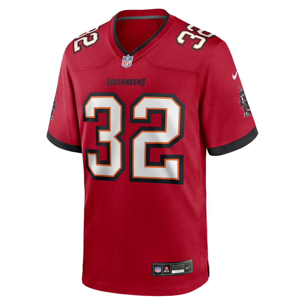 Men's Tampa Bay Buccaneers James Wilder Nike Red Game Retired Player Jersey - Image 3
