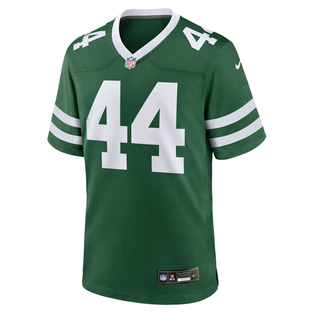 Men's New York Jets Jamien Sherwood Nike Legacy Green Team Game Jersey - Image 3