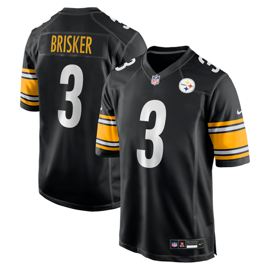 Men's Pittsburgh Steelers Jaquan Brisker Nike Black Team Game Jersey - Image 1