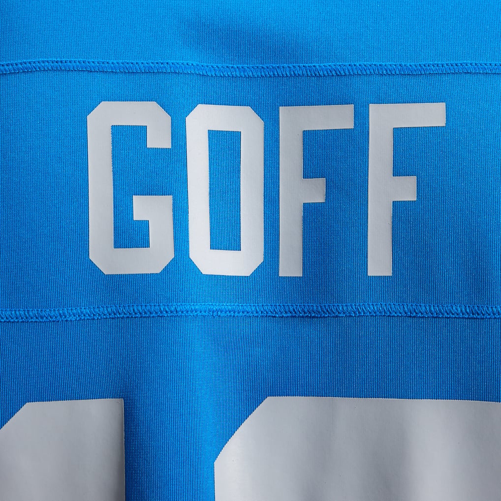 Men's Detroit Lions Jared Goff Nike  Blue Alternate Game Jersey - Image 11