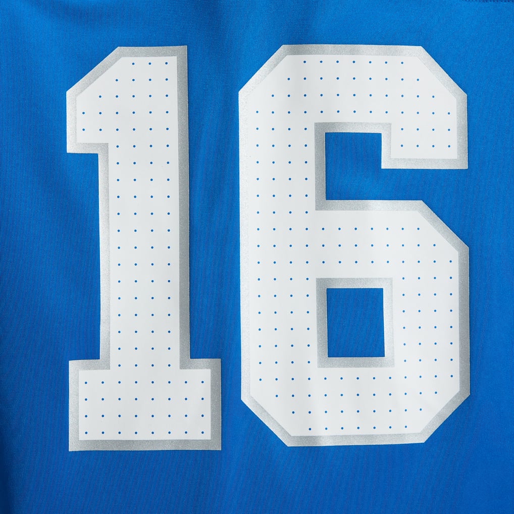 Men's Detroit Lions Jared Goff Nike Blue Game Jersey - Image 12