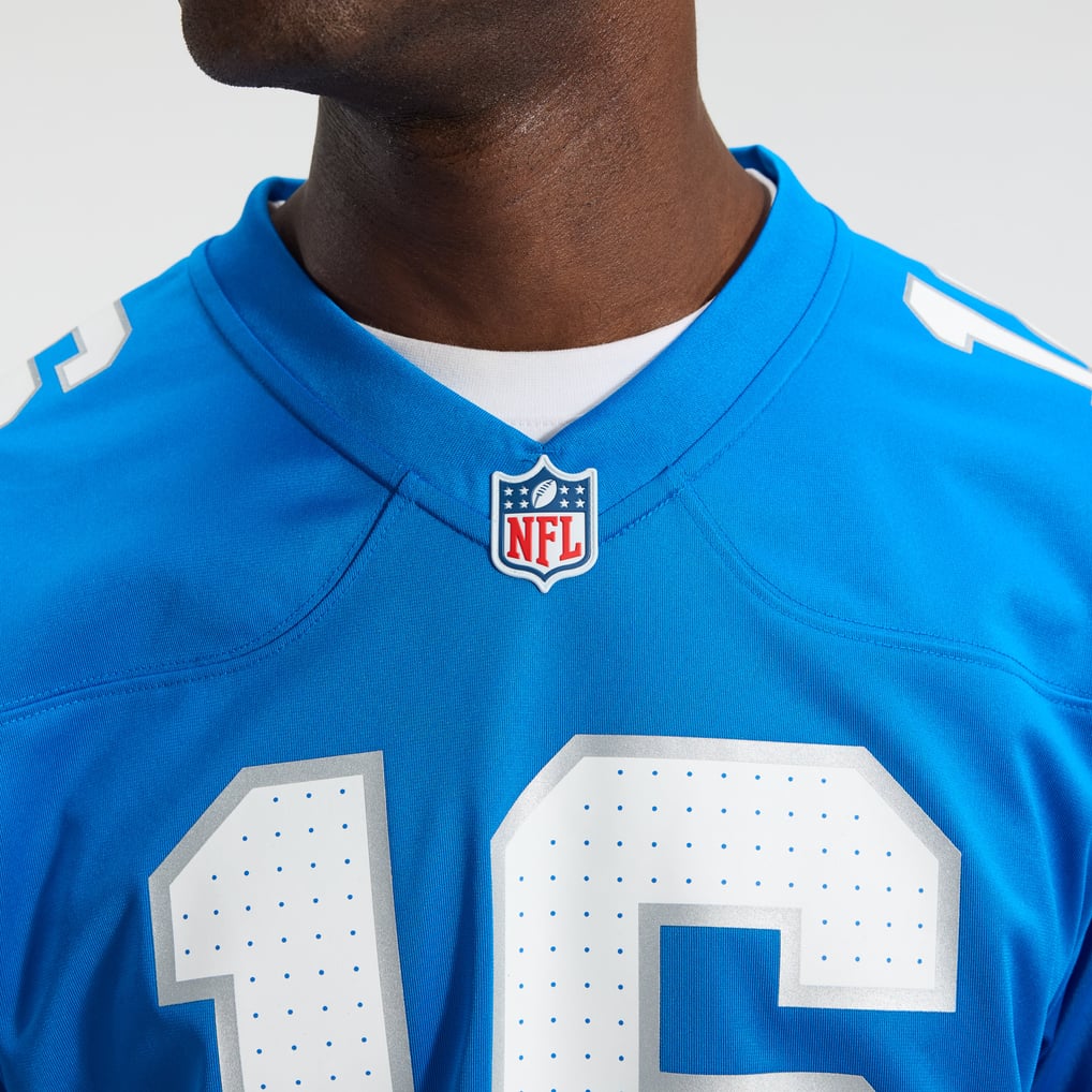 Men's Detroit Lions Jared Goff Nike Blue Game Jersey - Image 10
