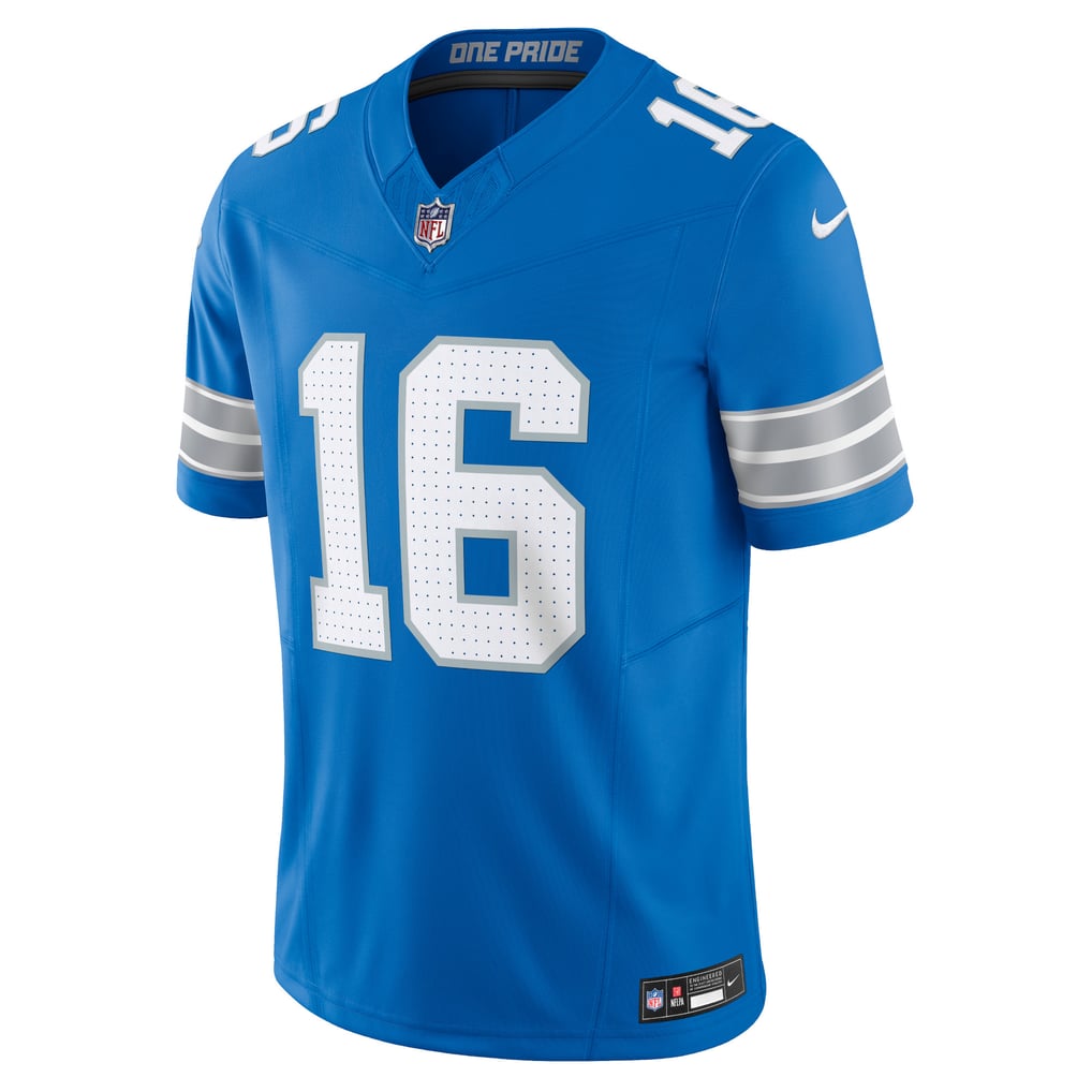Men's Detroit Lions Jared Goff Nike Blue Vapor F.U.S.E. Limited Jersey - Image 3