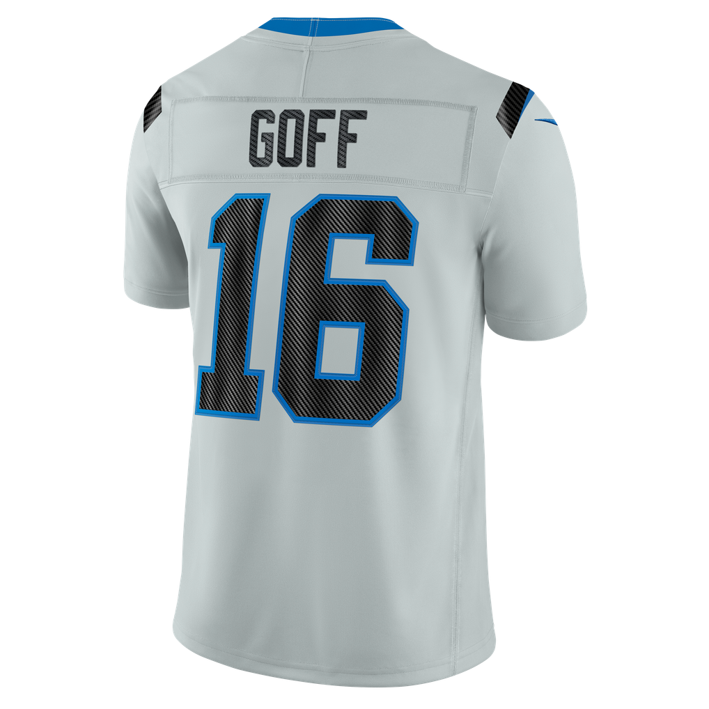 Men's Detroit Lions Jared Goff Nike Silver 2026 Rivalries Collection Stitched Limited Jersey - Image 4