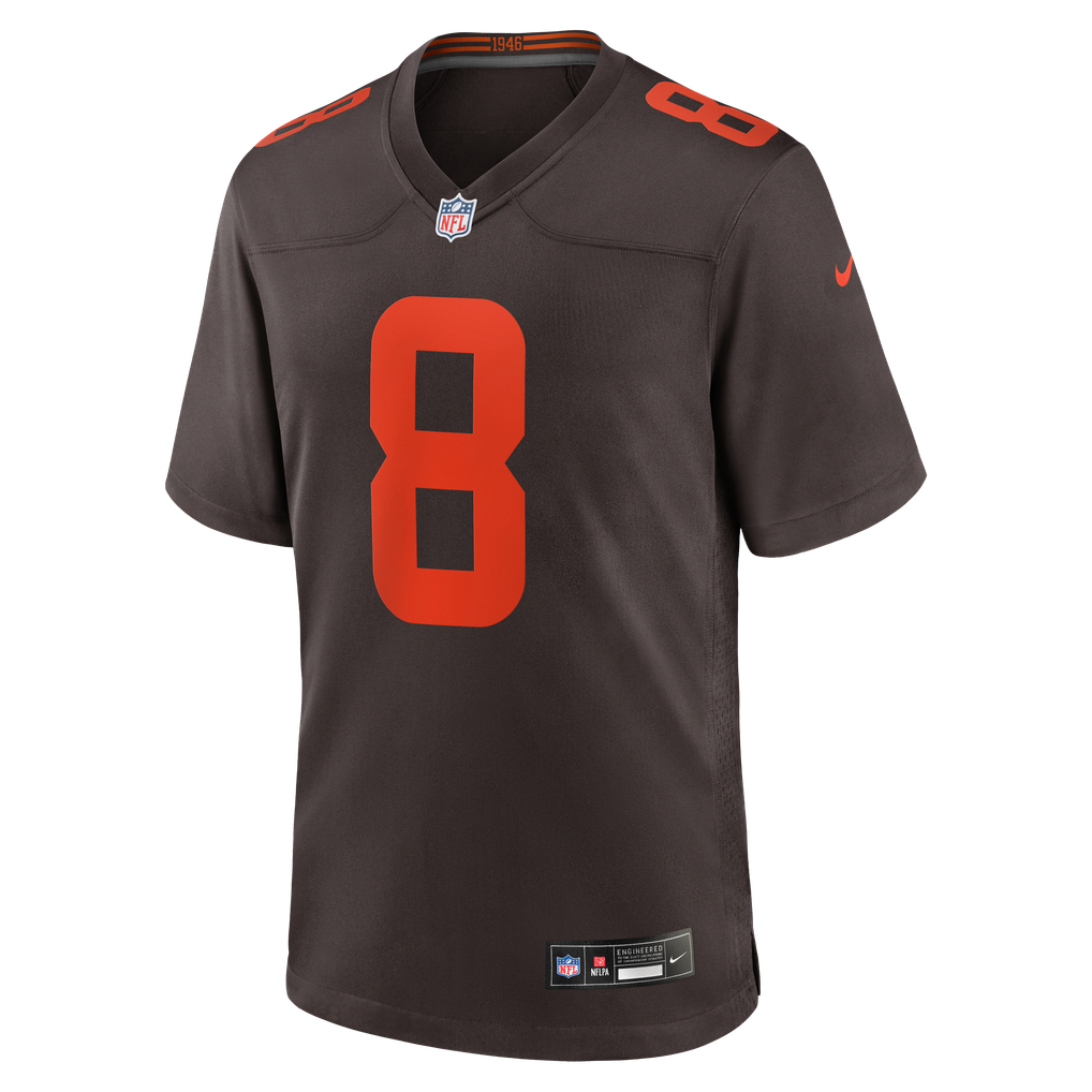 Men's Cleveland Browns Jared Verse Nike Brown Men's Nike Game Jersey - Image 3
