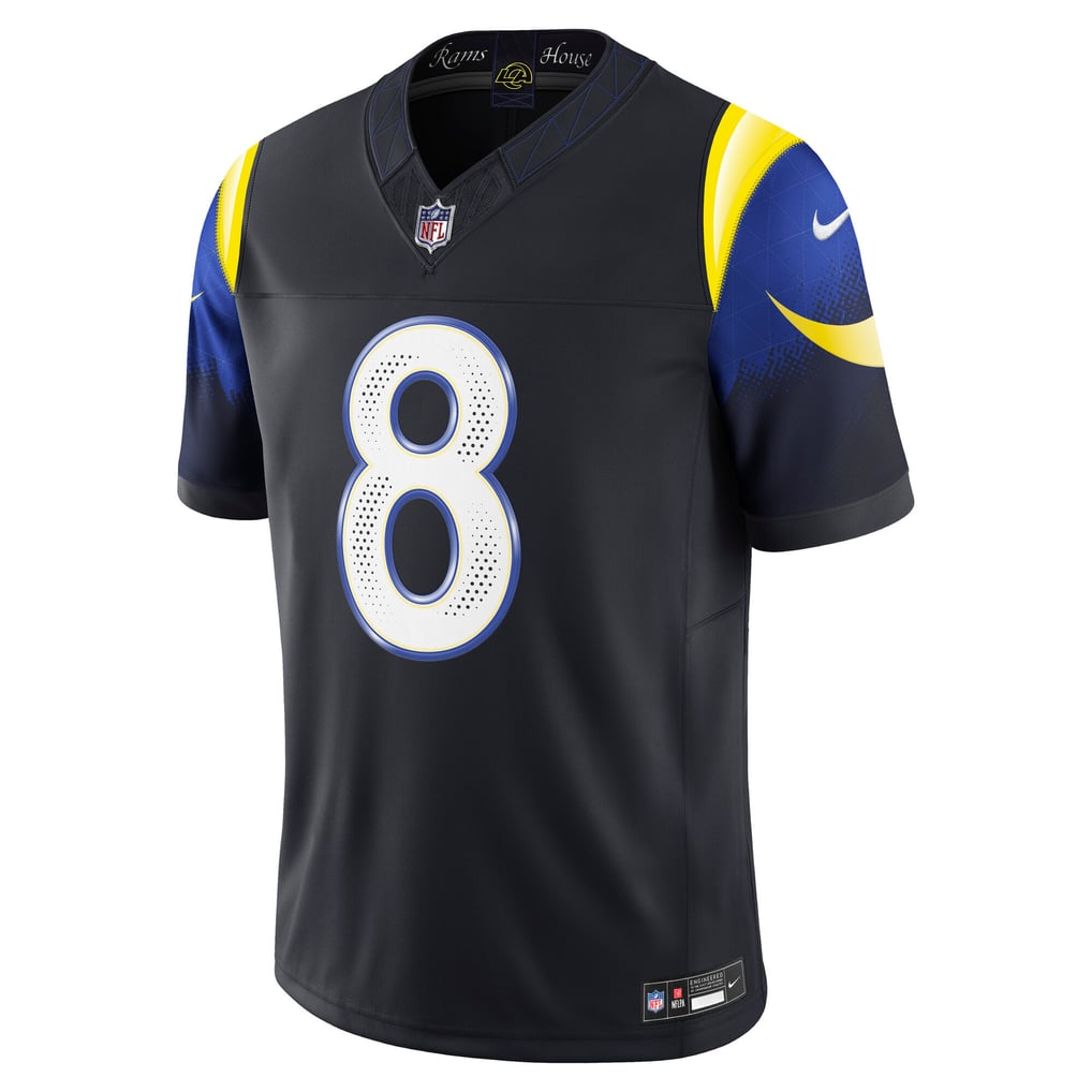Men's Los Angeles Rams Jared Verse Nike Dark Blue Rivalries Collection Stitched Limited Jersey - Image 3