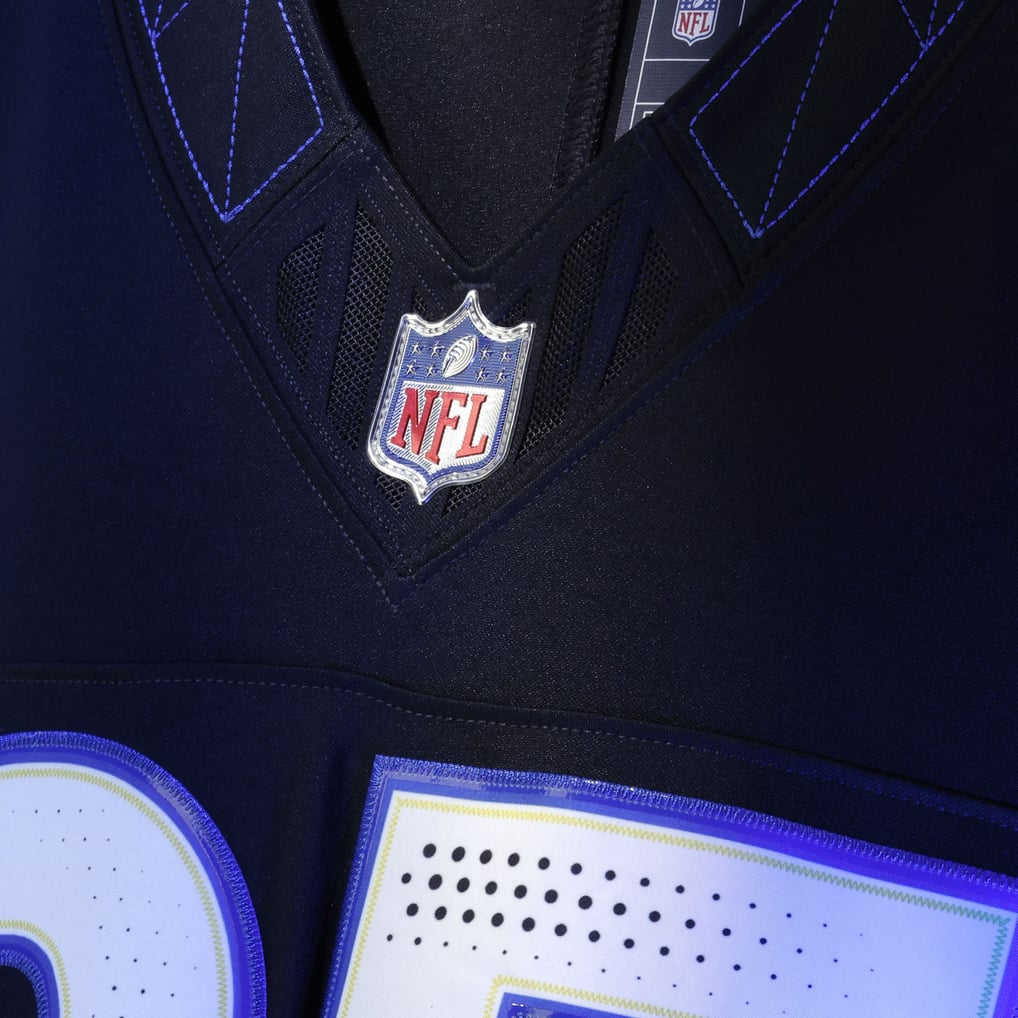 Men's Los Angeles Rams Jared Verse Nike Dark Blue Rivalries Collection Stitched Limited Jersey - Image 6