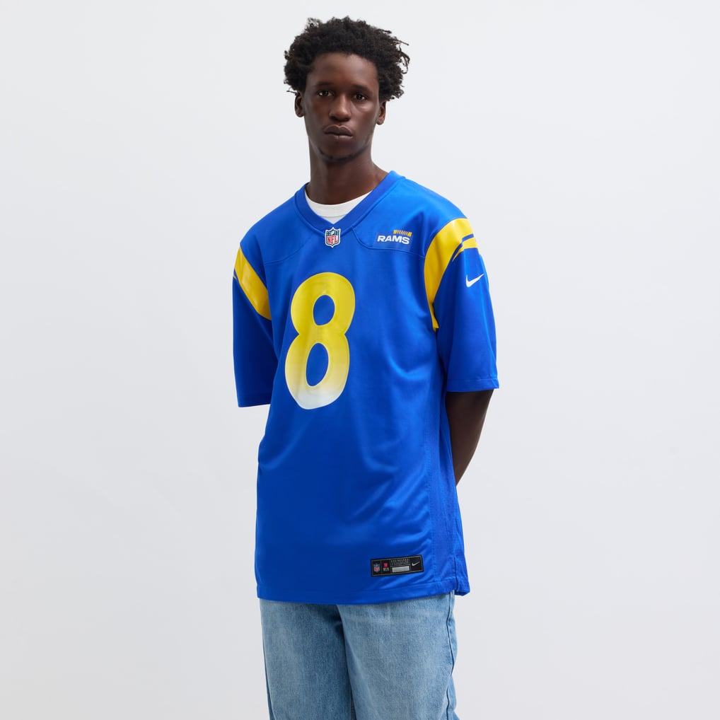 Men's Los Angeles Rams Jared Verse Nike Royal  Player Game Jersey - Image 5