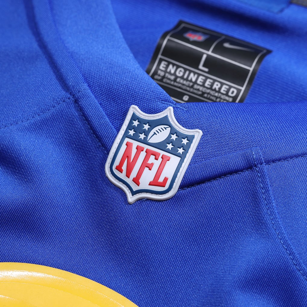 Men's Los Angeles Rams Jared Verse Nike Royal  Player Game Jersey - Image 7