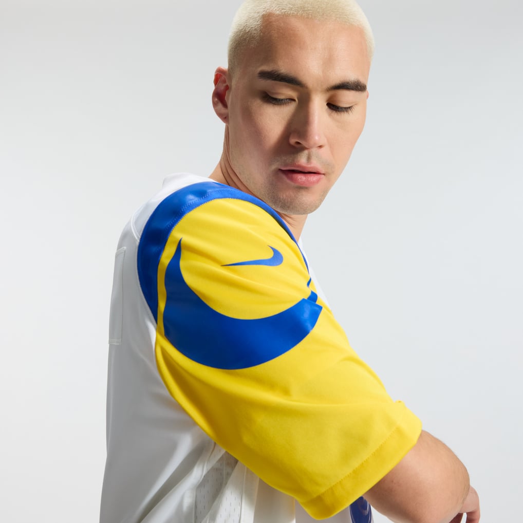 Men's Los Angeles Rams Jared Verse Nike White White Game Player Jersey - Image 11