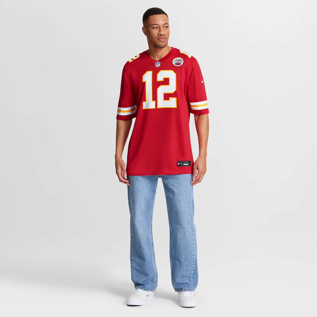 Men's Kansas City Chiefs Jared Wiley Nike  Red  Game Jersey - Image 8