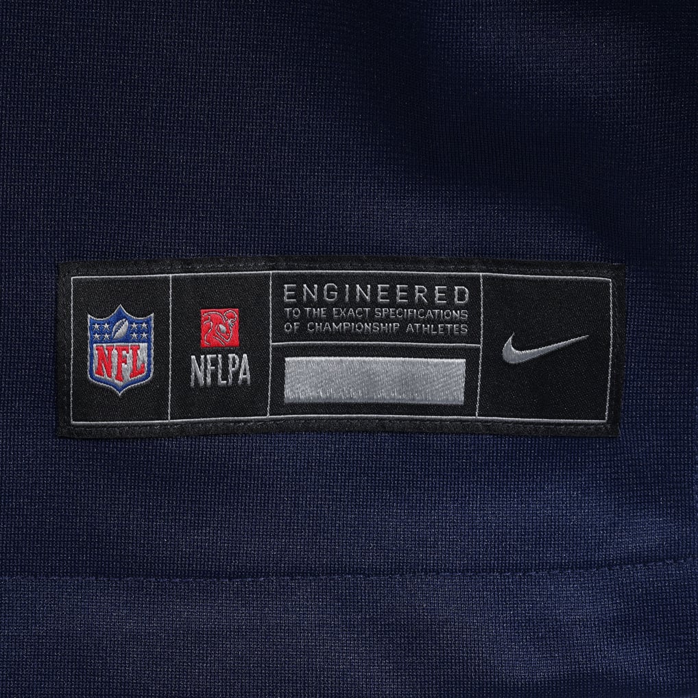 Men's New England Patriots Jared Wilson Nike  Navy Team Game Jersey - Image 7