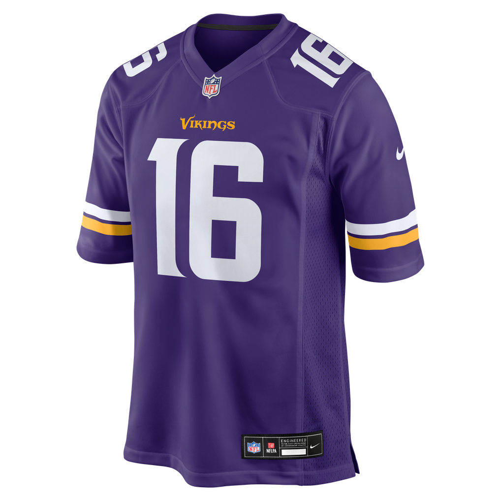 Men's Minnesota Vikings Jaren Hall Nike  Purple  Game Jersey - Image 3