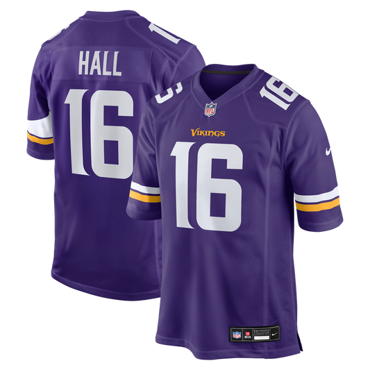 Men's Minnesota Vikings Jaren Hall Nike  Purple  Game Jersey - Image 1