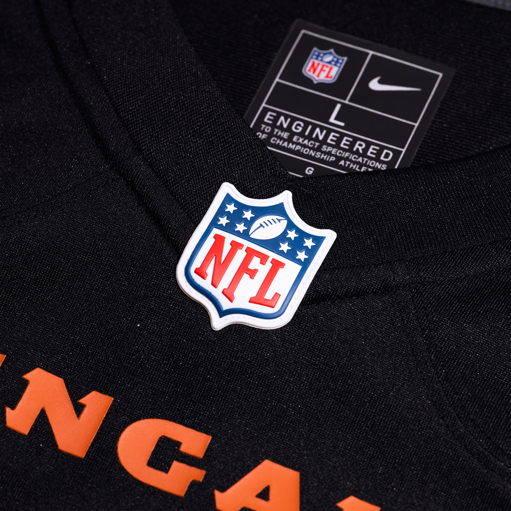 Men's Cincinnati Bengals Ja'Sir Taylor Nike Black Team Game Jersey - Image 7