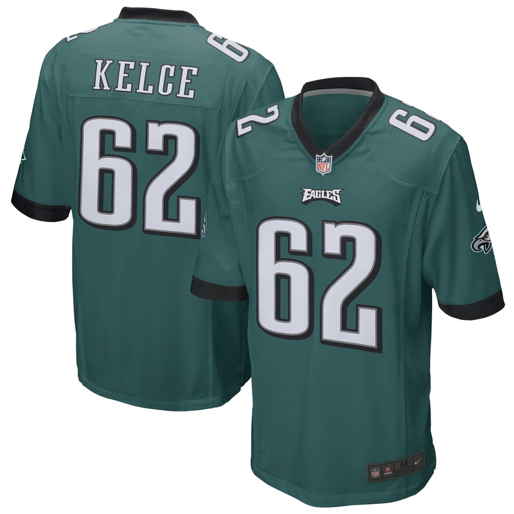 Men's Philadelphia Eagles Jason Kelce Nike Midnight Green Game Jersey - Image 2