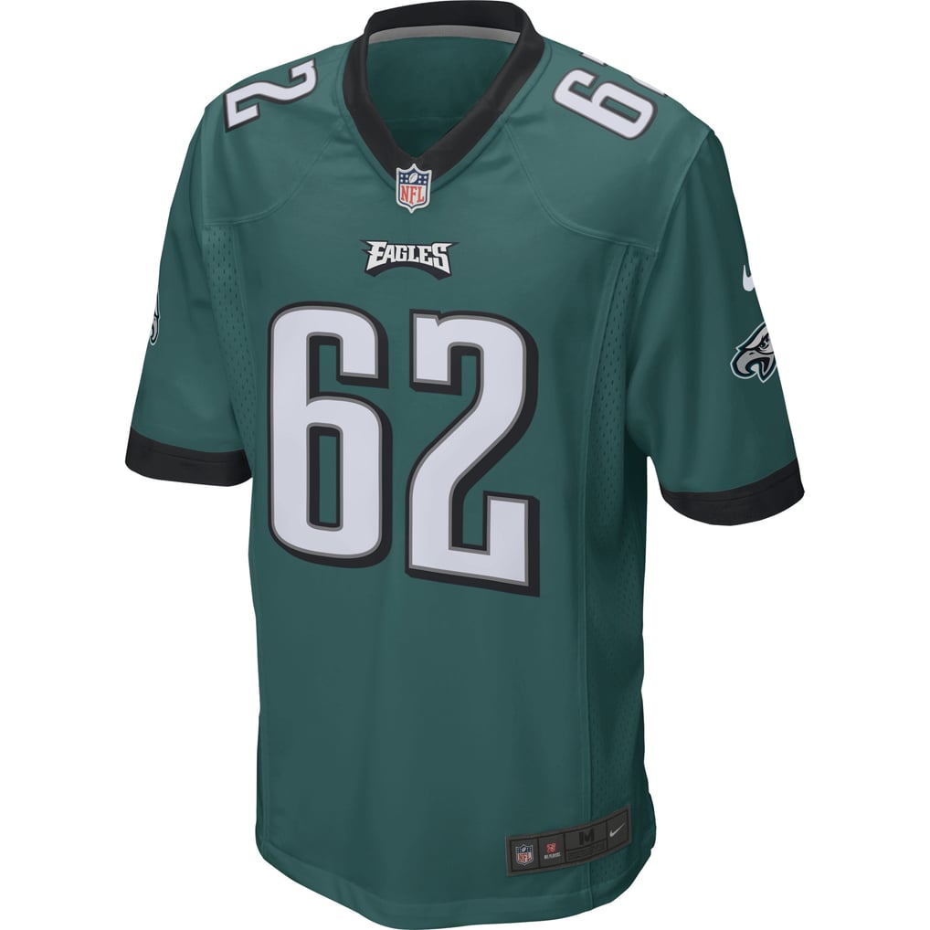 Men's Philadelphia Eagles Jason Kelce Nike Midnight Green Game Jersey - Image 3