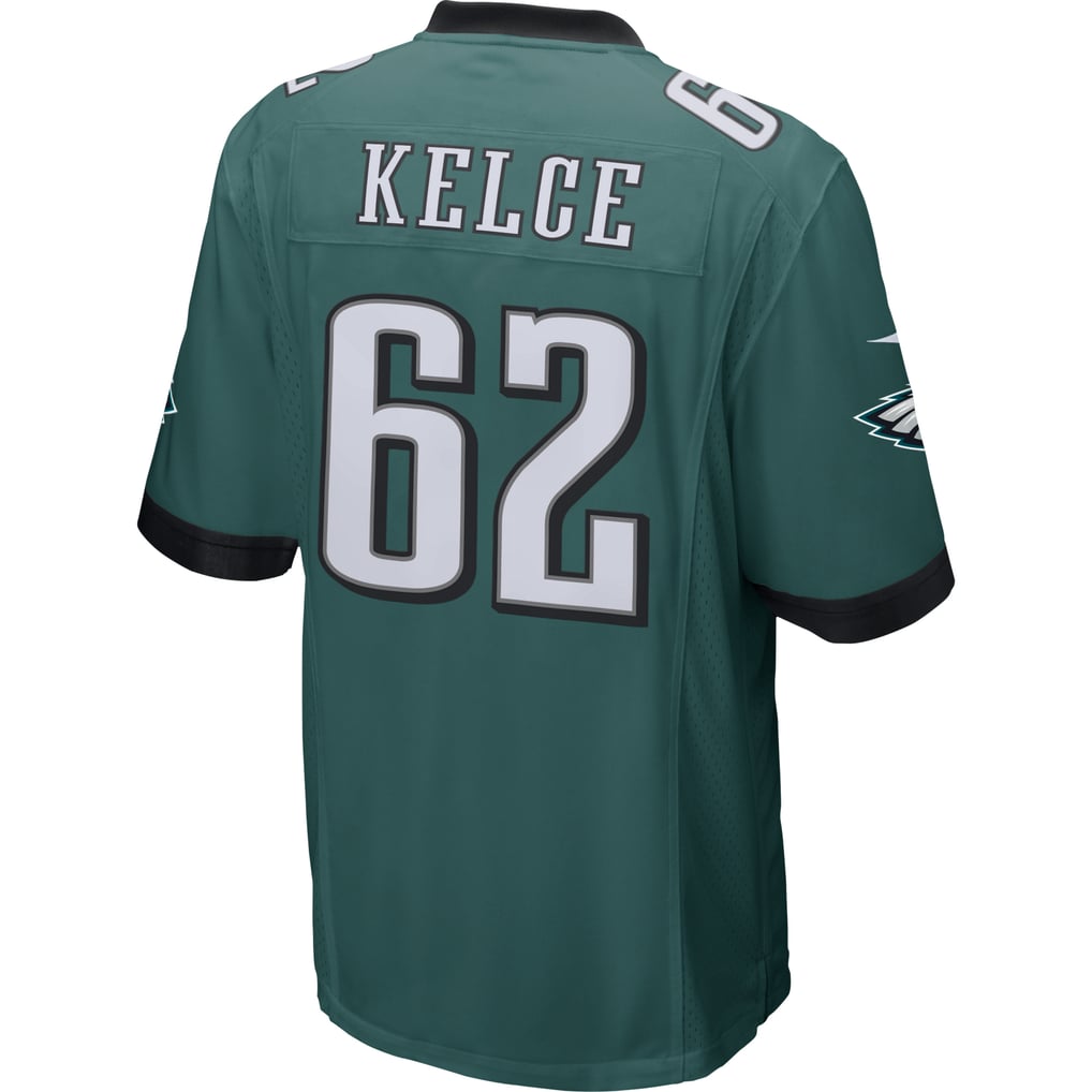 Men's Philadelphia Eagles Jason Kelce Nike Midnight Green Game Jersey - Image 4