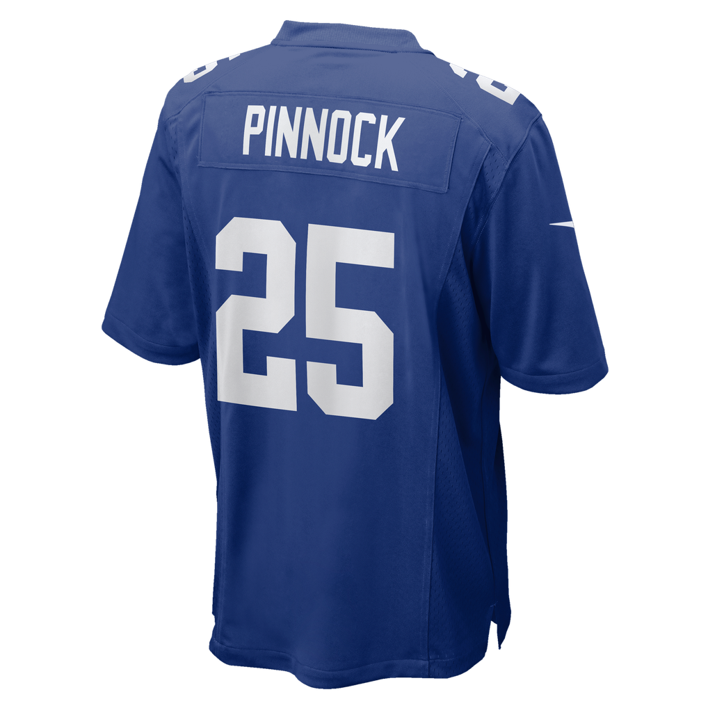 Men's New York Giants Jason Pinnock Nike Royal Team Game Jersey - Image 6