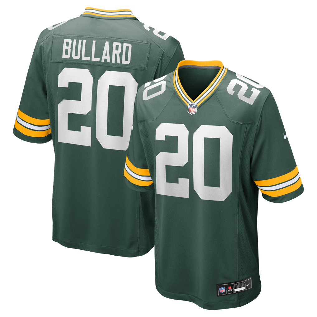 Men's Green Bay Packers Javon Bullard Nike  Green  Game Jersey - Image 2