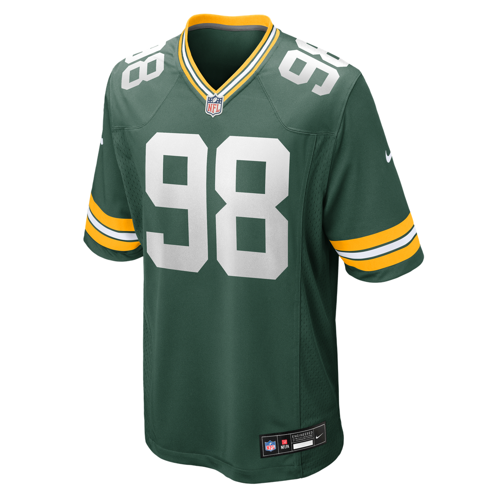 Men's Green Bay Packers Javon Hargrave Nike Green Team Game Jersey - Image 5