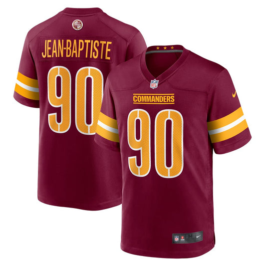 Men's Washington Commanders Javontae Jean-Baptiste Nike  Burgundy  Game Jersey - Image 1