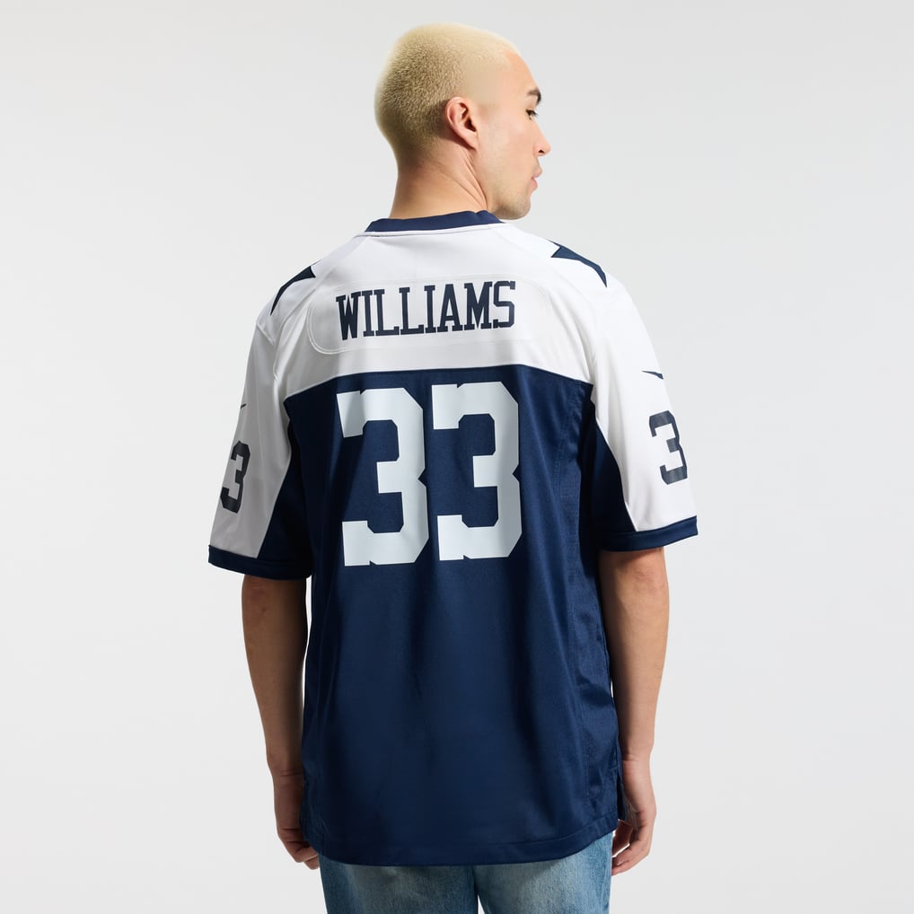 Men's Dallas Cowboys Javonte Williams Nike Navy Alternate Game Jersey - Image 4
