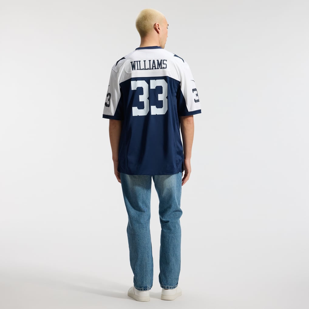 Men's Dallas Cowboys Javonte Williams Nike Navy Alternate Game Jersey - Image 6