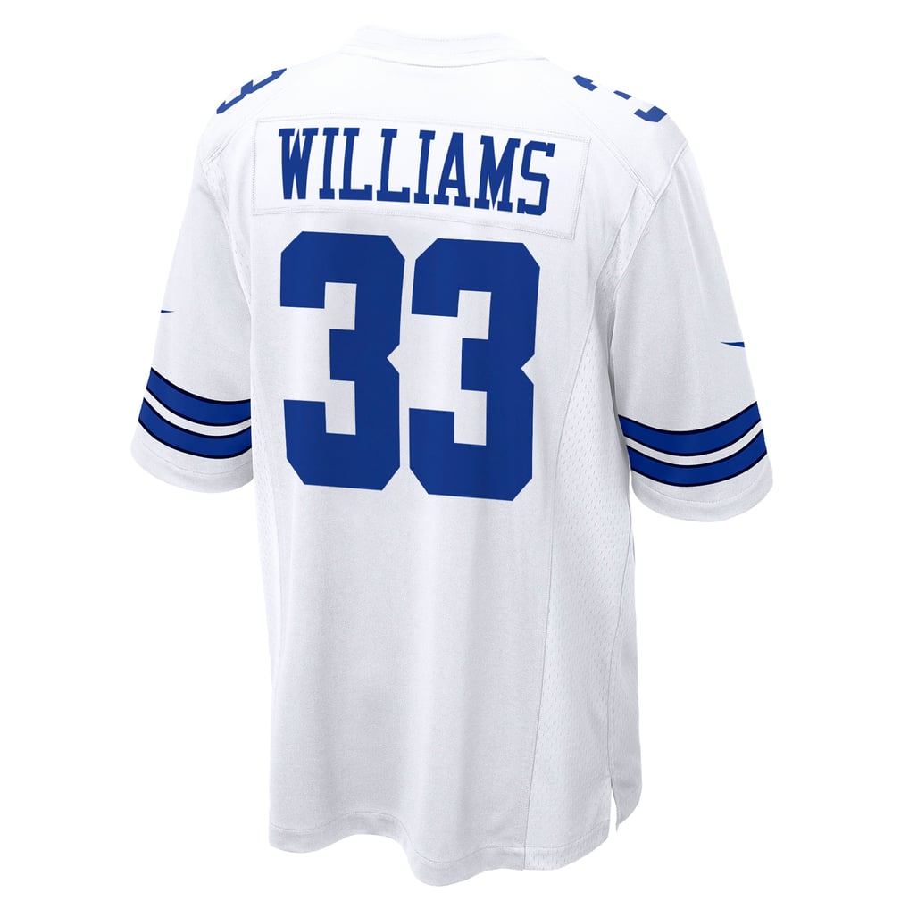 Men's Dallas Cowboys Javonte Williams Nike White Game Jersey - Image 4