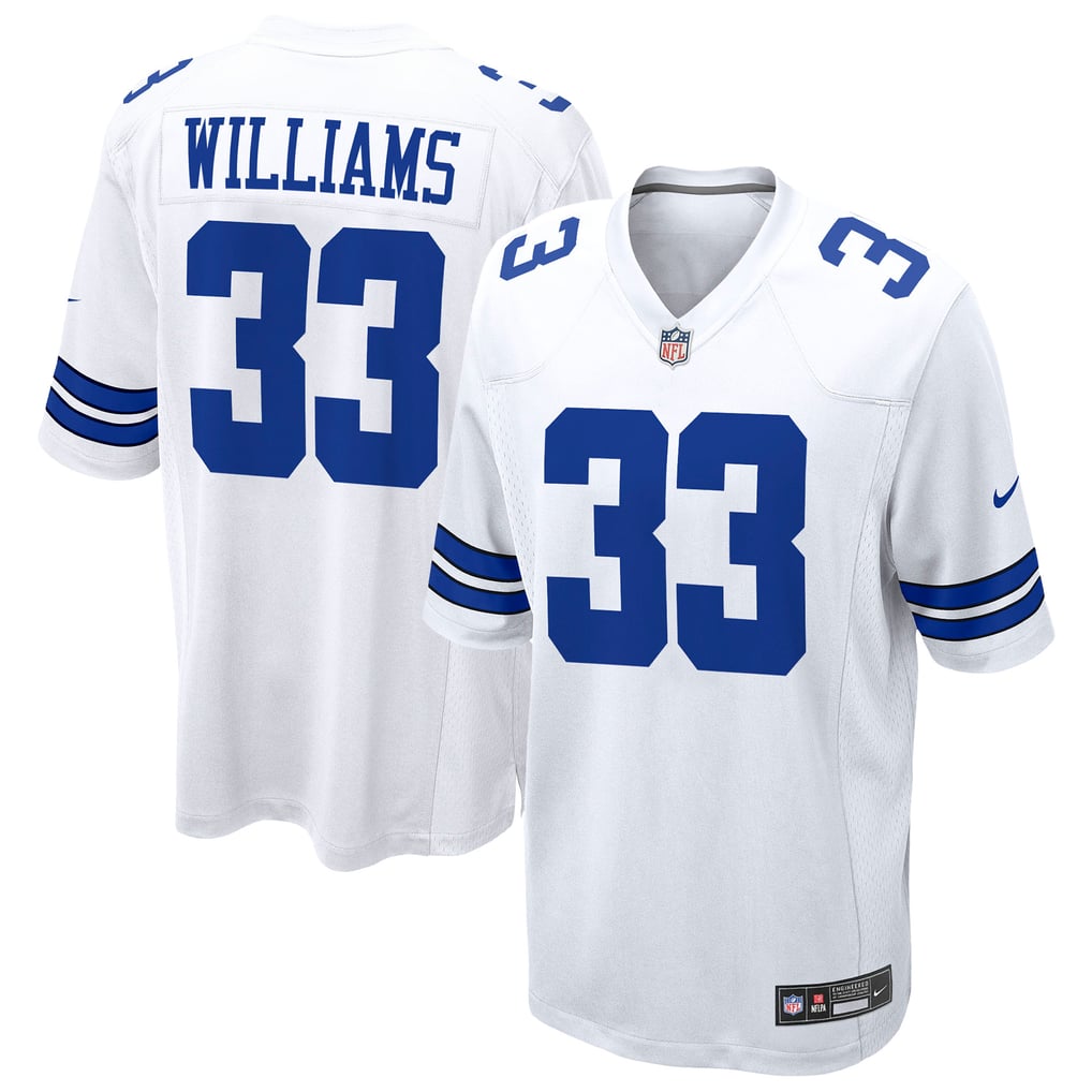 Men's Dallas Cowboys Javonte Williams Nike White Game Jersey - Image 1