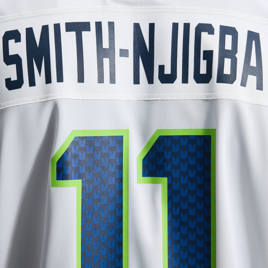 Men's Seattle Seahawks Jaxon Smith-Njigba Nike White Game Jersey - Image 12