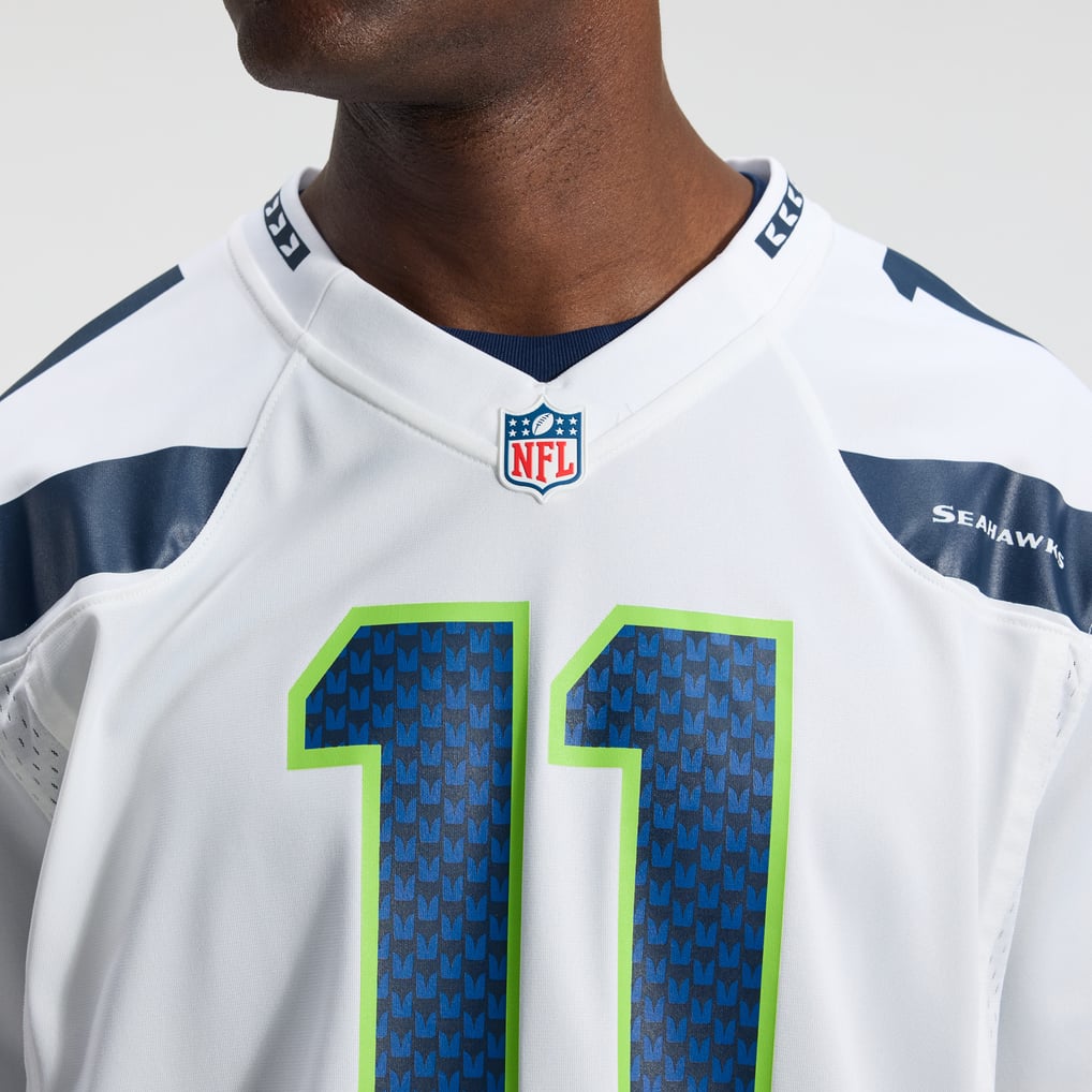 Men's Seattle Seahawks Jaxon Smith-Njigba Nike White Game Jersey - Image 7