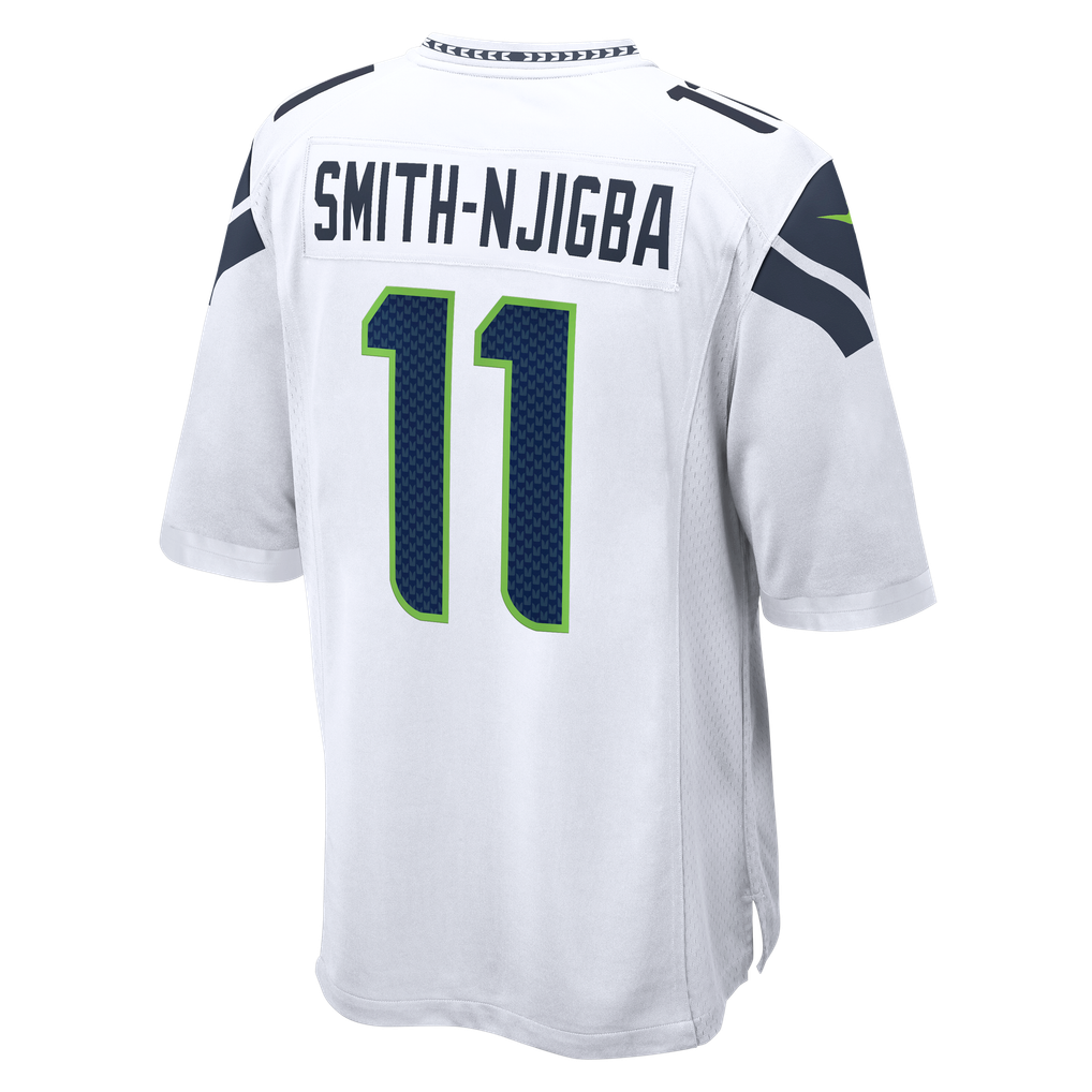 Men's Seattle Seahawks Jaxon Smith-Njigba Nike White Game Jersey - Image 10