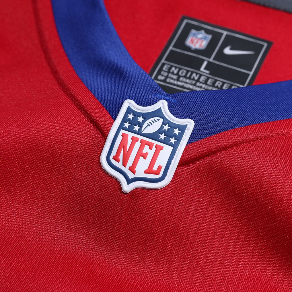Men's New York Giants Jaxson Dart Nike Red Alternate Century Red Game Jersey - Image 5