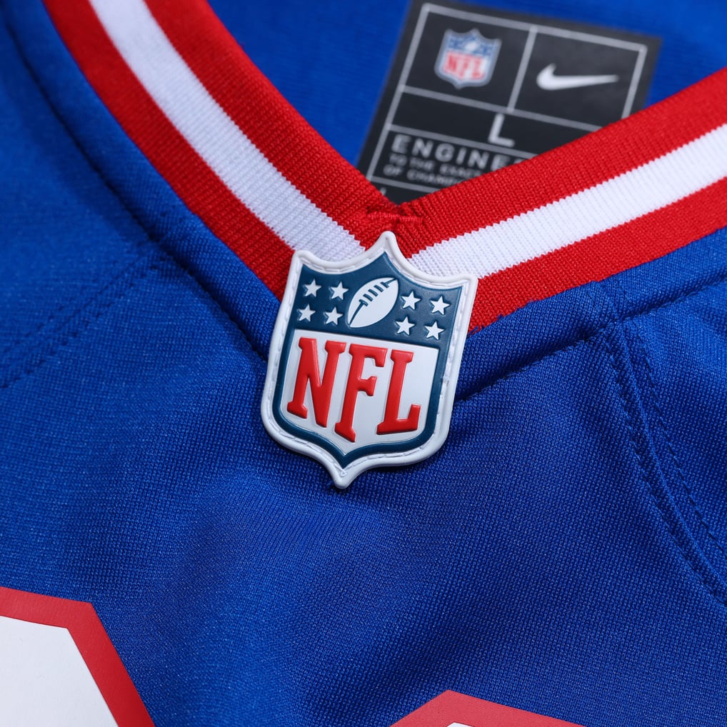 Men's New York Giants Jaxson Dart Nike Royal Alternate 2 Classic Game Jersey - Image 5