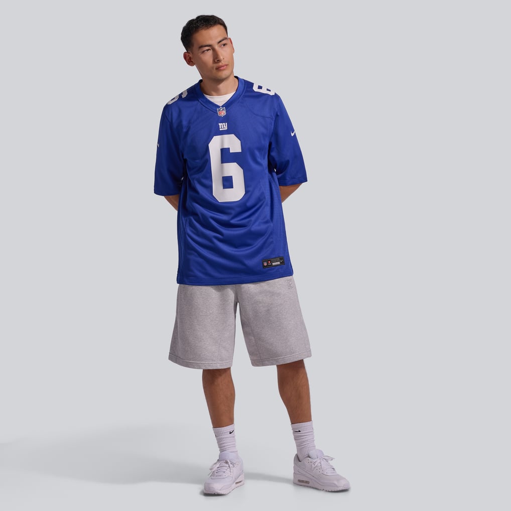 Men's New York Giants Jaxson Dart Nike Royal Team Game Jersey - Image 5
