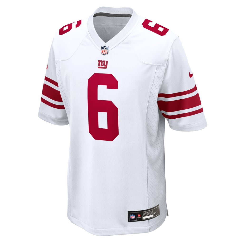 Men's New York Giants Jaxson Dart Nike White  Game Jersey - Image 3